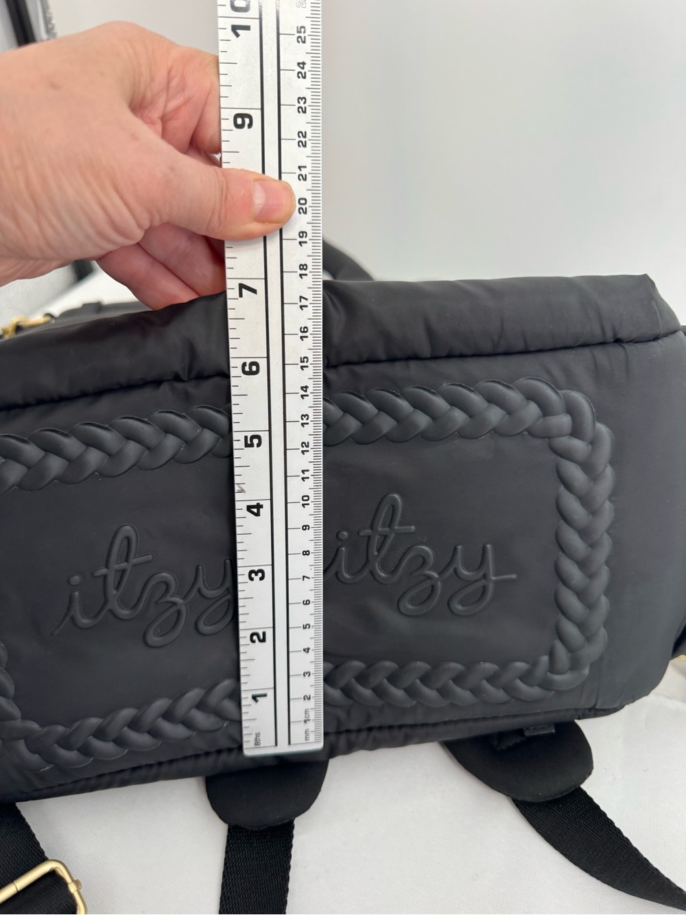 Itzy Ritzy Dream Convertible Diaper Bag - 14 Pockets & Changing Pad, Black - Picture 16 of 16